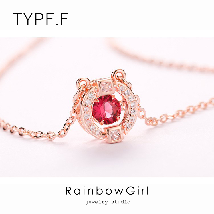 RainbowGirl ネックレス レディース キティ Kitty 猫 しずく リング 