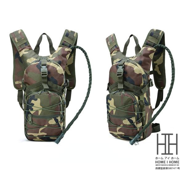 自転車バッグ リュックサック 給水袋 大容量 水筒ポーチ 撥水加工 登山用ポーチ 水分補給 耐摩耗性 アウトドア リュック 鞄 メンズ バッグ | ホームアイホーム | 07