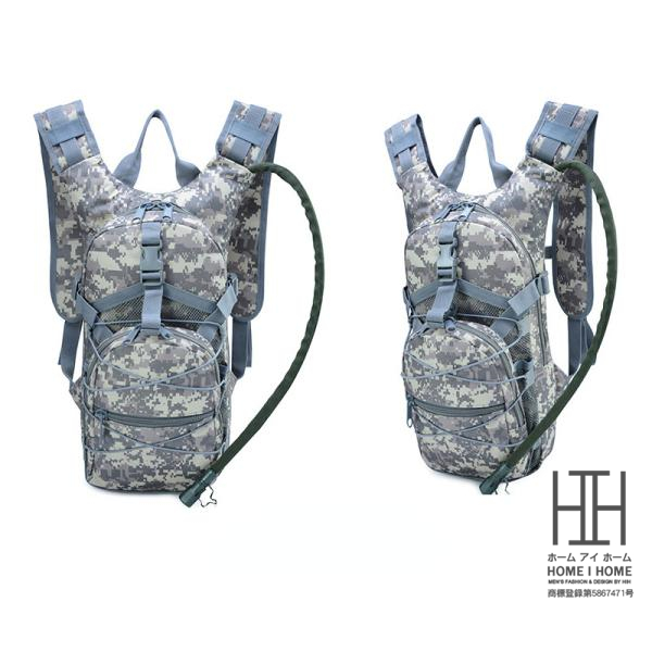 自転車バッグ リュックサック 給水袋 大容量 水筒ポーチ 撥水加工 登山用ポーチ 水分補給 耐摩耗性 アウトドア リュック 鞄 メンズ バッグ | ホームアイホーム | 09