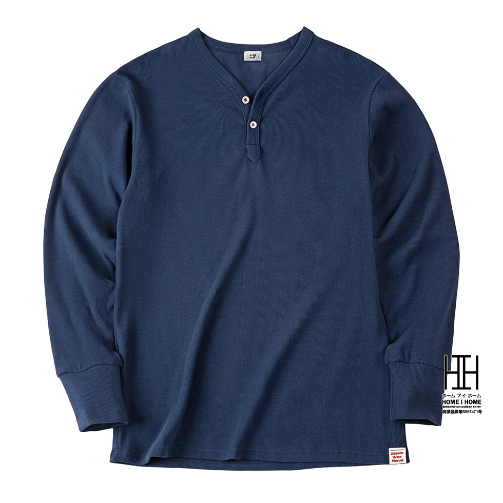 長袖 カットソー ヘンリーネック 無地 長T シャツ Amazon.co.jp: [H HANMUY] ヘンリーネック 長袖 メンズ Tシャツ