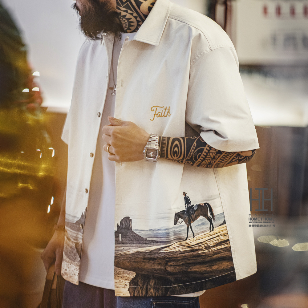 Supreme キューバシャツ 半袖シャツ ホワイト Supreme シュプリーム 19SS Flowers Guayabera S/S Shirt 半袖
