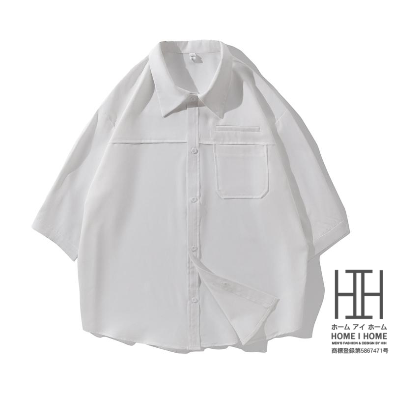 シャツ メンズ メンズシャツ メンズ 半袖シャツ オーバーサイズ  カジュアルシャツスタイル｜justmode｜03