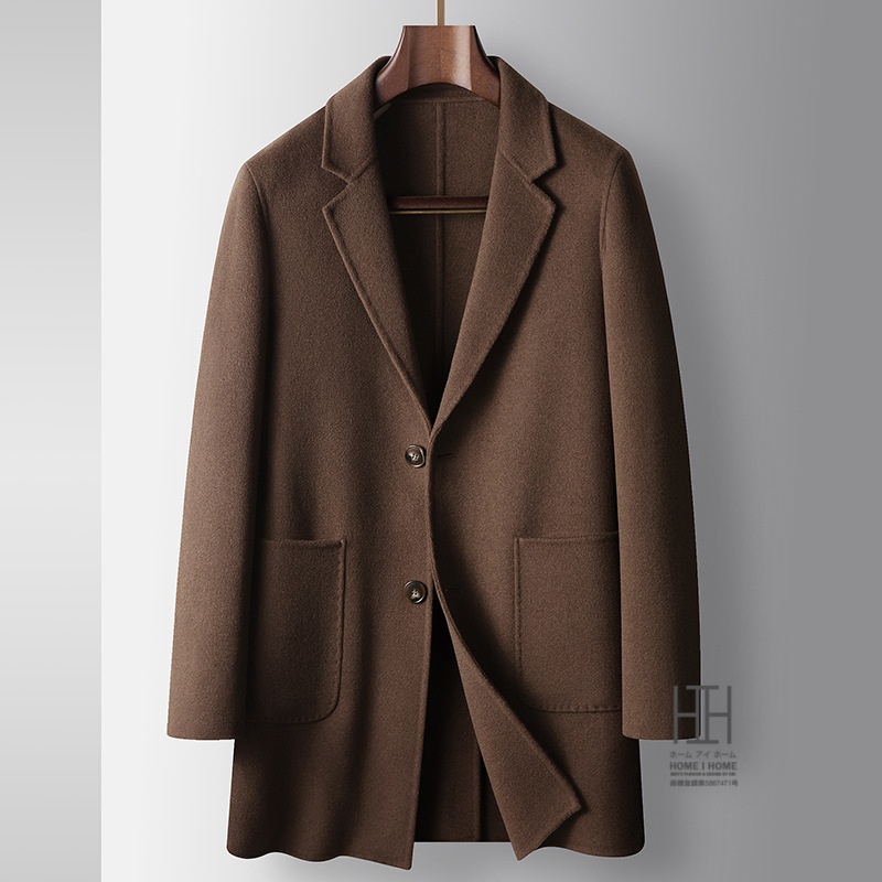 ホームアイホーム ウールコート コート メンズ チェスターコート