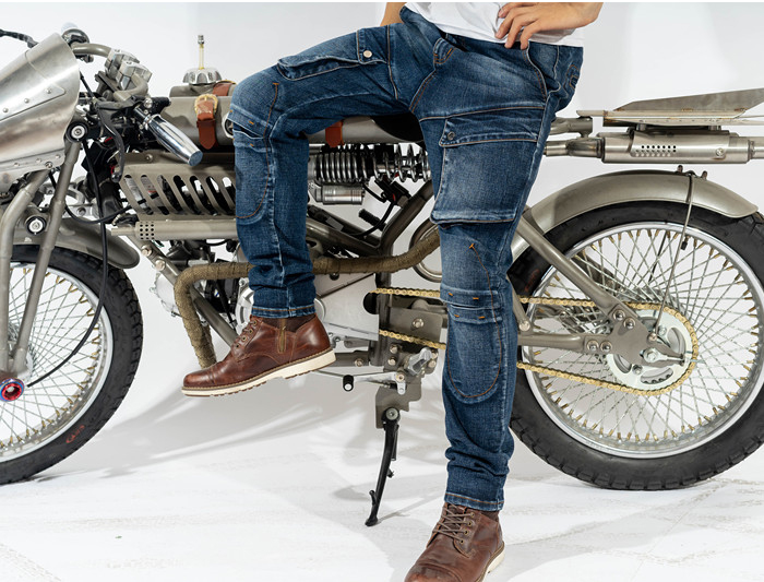 バイク用デニムパンツ（けんけん） バイクウェア パンツ バイク用パンツ プロテクター付 ライダー