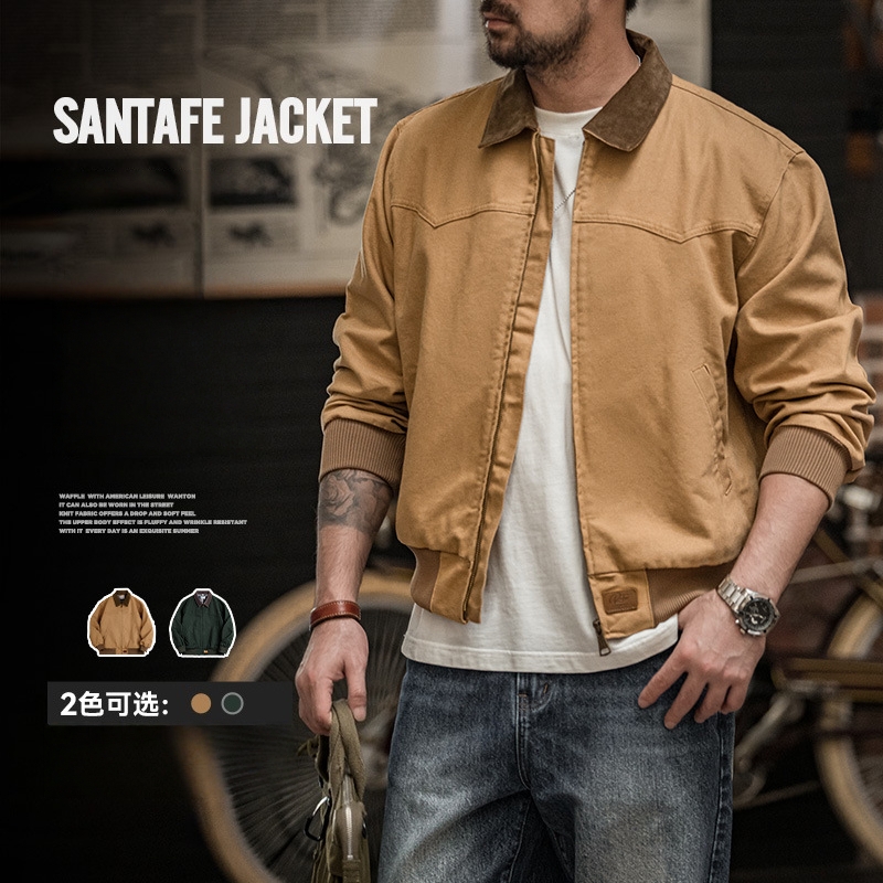 サンタフェ Santa Fe シープレザー ダウンジャケット 48 L 3ga 中古・古着通販】santa fe (サンタフェ) ダウンジャケット