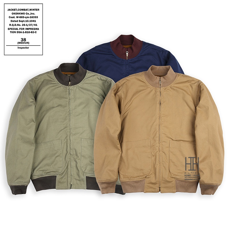 ホームアイホーム タンカースジャケット フライトジャケット メンズ