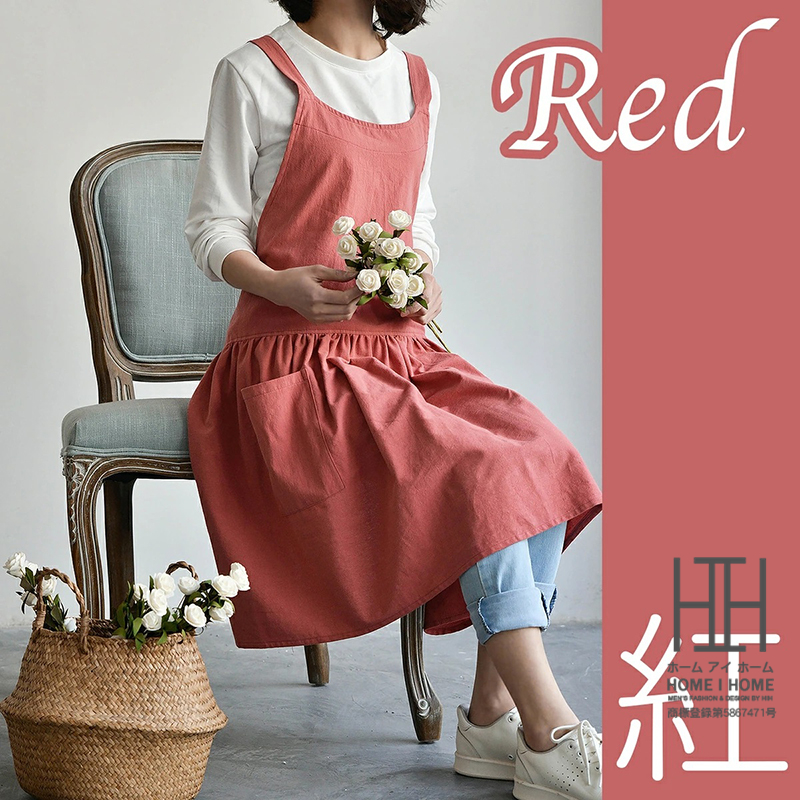 美品⁂センソユニコ⁂ロングワンピース　エプロンドレス　チェック　お花ポケット 美品⁂センソユニコ⁂ロングワンピース エプロンドレス チェック