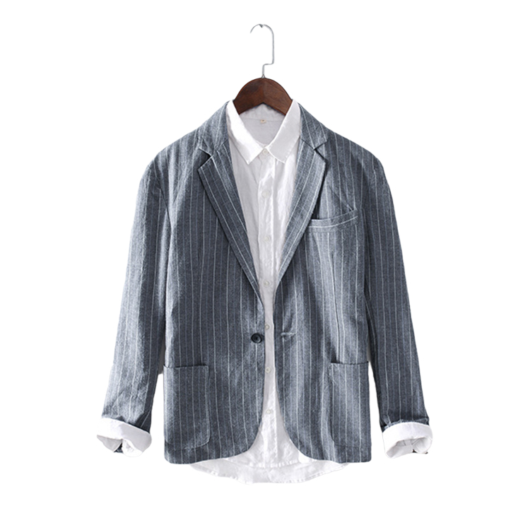 テーラードジャケット リネンジャケット メンズ ストライプ柄 きれいめ 綿麻 コットン リネン 麻 シングル ブレザー ビジネス カジュアル 春 夏 秋 Xz059 Justmode 通販 Yahoo ショッピング テーラードジャケット リネンジャケット メンズ ストライプ柄 きれいめ 綿麻 コットン リネン 麻 シングル ブレザー ビジネス カジュアル 春 夏 秋 Xz059 Justmode 通販 Yahoo ショッピング