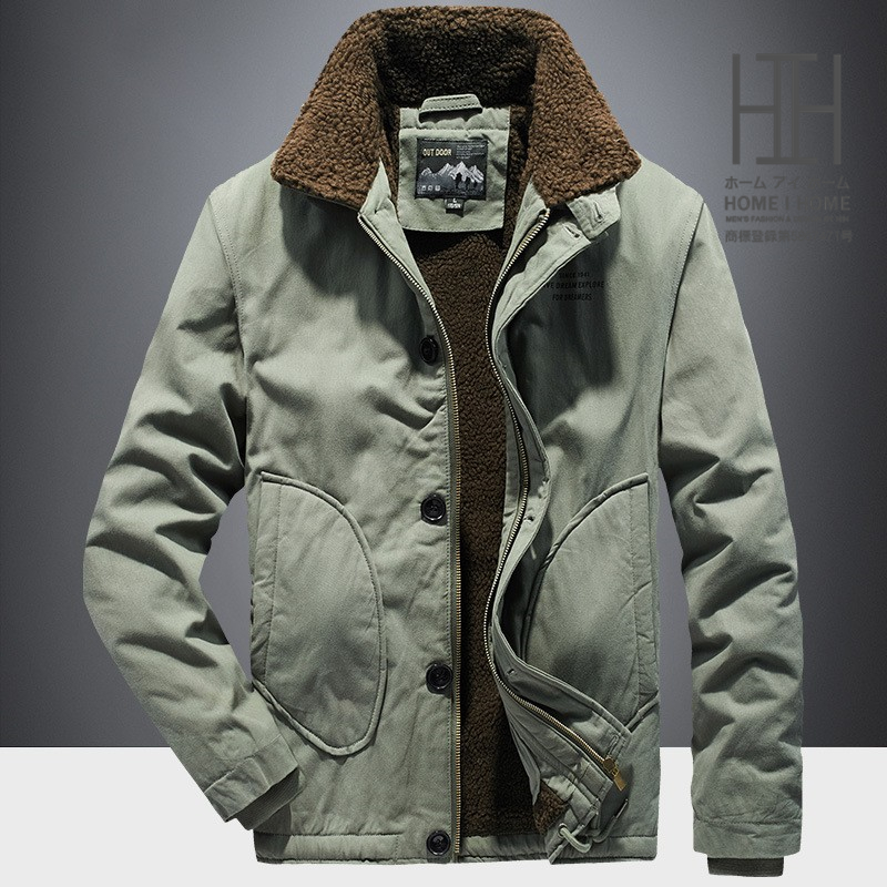 ミリタリージャケット 中綿コート 裏起毛 メンズ フードなし 綿100％ 暖かい 中綿コート 防寒 冬物