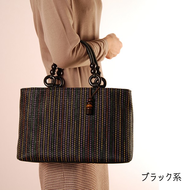 カリオカ 母の日 バッグ 手提げバッグ 京都 手作り 段染め 日本製 なないろ日和 てれとマート