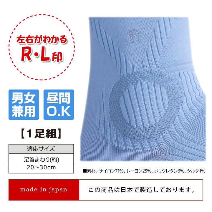 足首サポーター メンズ レディース 健康サポーター かかと 踝 くるぶし ムクミ 冷え 冷え性 就寝用