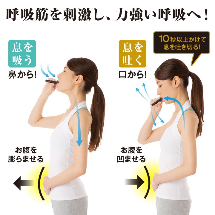 健康器具 トレーニング 肺活 肺トレ エクササイズ 簡単 手軽 呼吸筋 呼吸筋強化 運動不足 息切れ 声量不足 持久力向上 カラオケ スポーツ 肺活トレーナー ジャストパートナー Yahoo 店 通販 Yahoo ショッピング