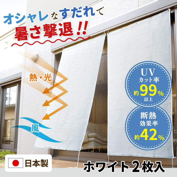 UVカット 紫外線 日焼け 日除け 窓 日よけ すだれ 屋外 ターフ 日陰 日かげ 外