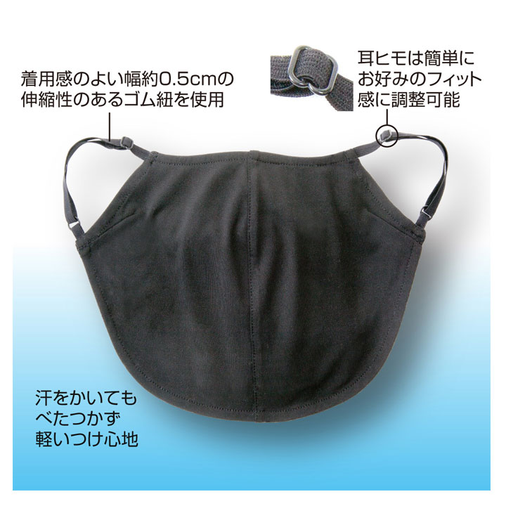 フェイスガード マスク レディース 気化冷却効果 涼感 抗菌 防臭