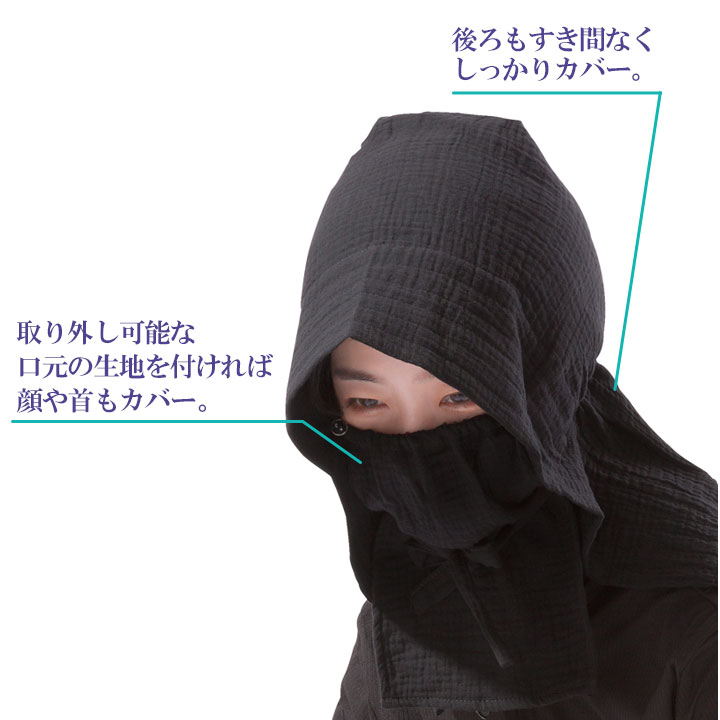 フルフェイス 日焼け対策 紫外線対策 照り返し ブラック