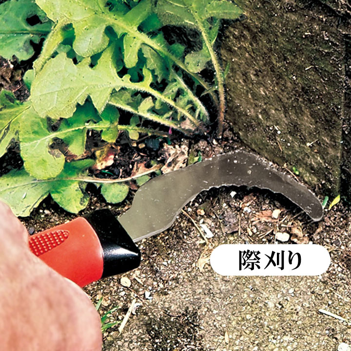 雑草 ナイフ 草刈り 際刈り 根切り 苔削り 掻き切り 便利
