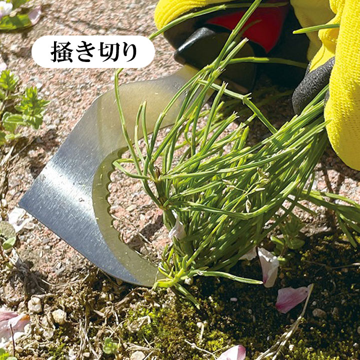 雑草 ナイフ 草刈り 際刈り 根切り 苔削り 掻き切り 便利
