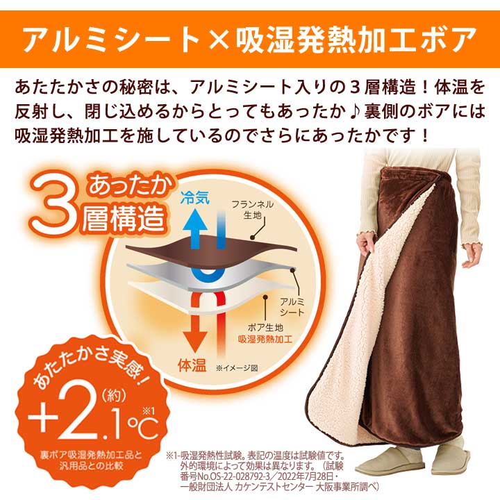 ブランケット 膝掛け 肩掛け 暖かい 吸湿発熱 冷え対策 節電 在宅ワーク