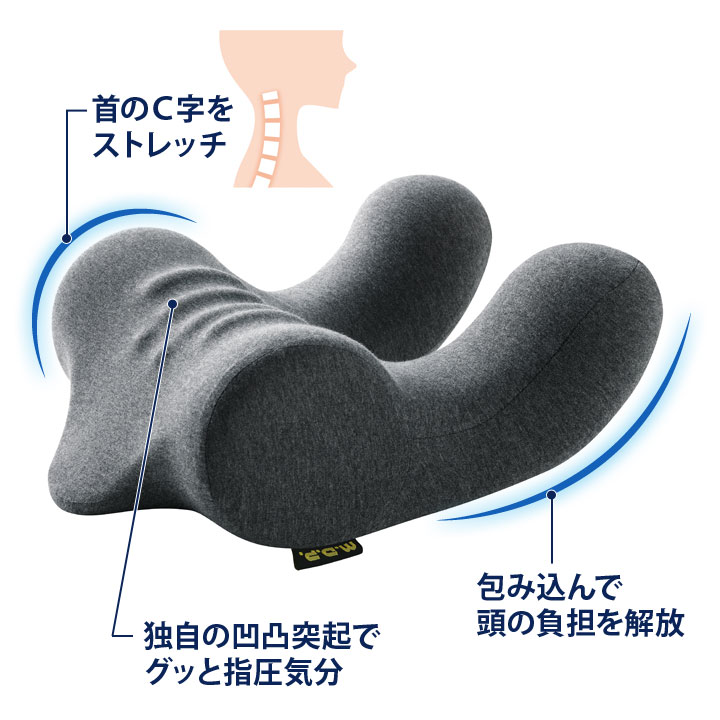 ラックネック 首の疲れ 肩の悩み 首の悩み 支える 崩れがちな姿勢 溜まったコリ