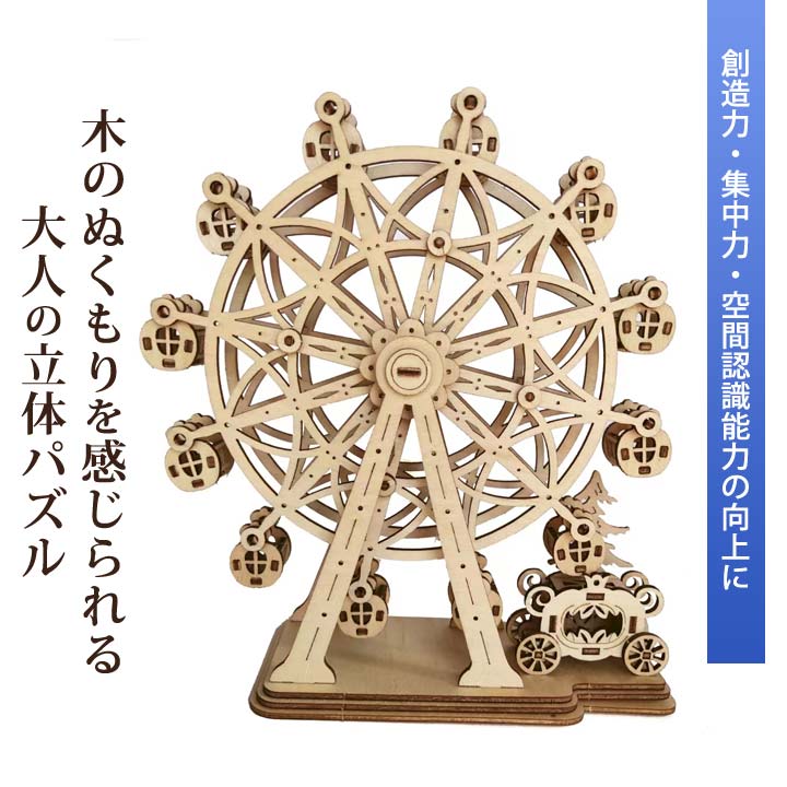 立体パズル 組み立て キット 3D 模型 クラフト 健康 趣味 ホビー 接着