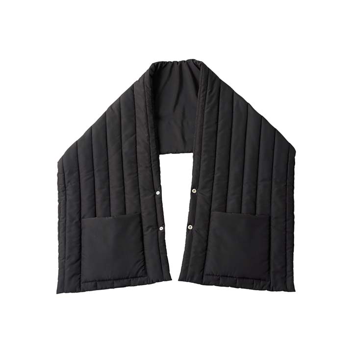 あったかグッズ 2way 防寒 便利 中綿入り ストール ベスト風