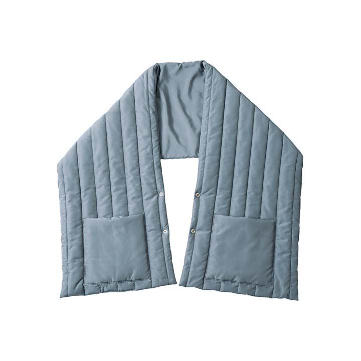 あったかグッズ 2way 防寒 便利 中綿入り ストール ベスト風