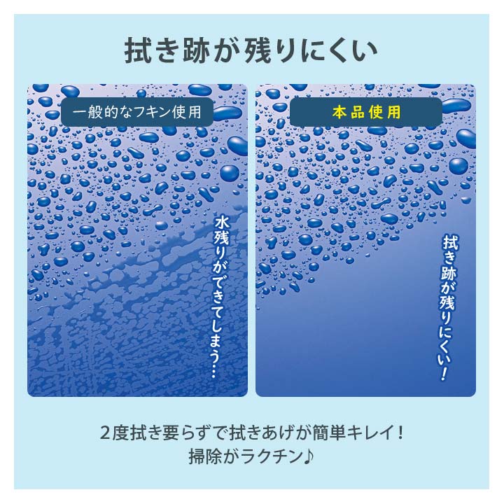 忍者クロス 即乾 拭き取り 吸水速乾 便利 エコ 繰り返し使える 特許取得