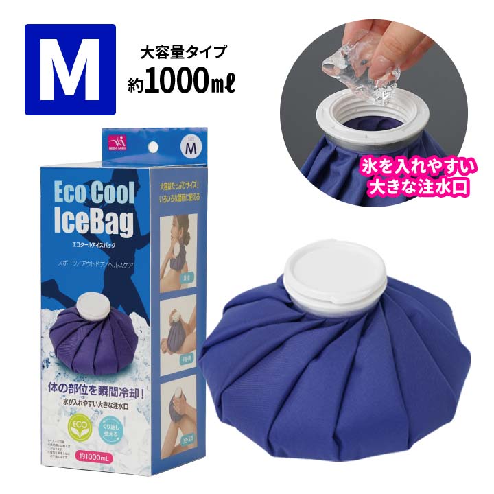 1000ml 氷嚢 氷のう アイシング 熱中症対策 冷感 グッズ 冷却 クール
