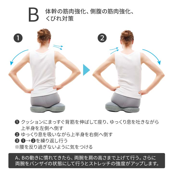 健康 ながらエクサ エアー クッション マルチクッション ストレッチ