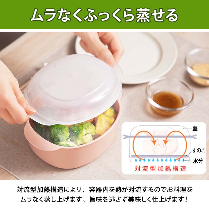 よもぎ蒸しorナチュラルチップハーブ蒸し色々とケープは前にファスナーで調整‼️ 電子レンジ 調理 蒸し器 すのこ 蓋 ドーム型 対流型加熱構造 調理器具