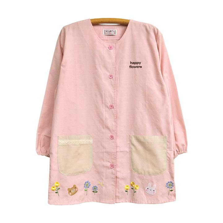 エプロン スモック 割烹着 保育士 看護士 介護士 おしゃれ かわいい