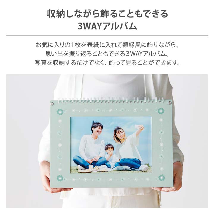 収納グッズ フォルダー 飾る 保管 ポケット A4 B4 8つ切り 絵 写真