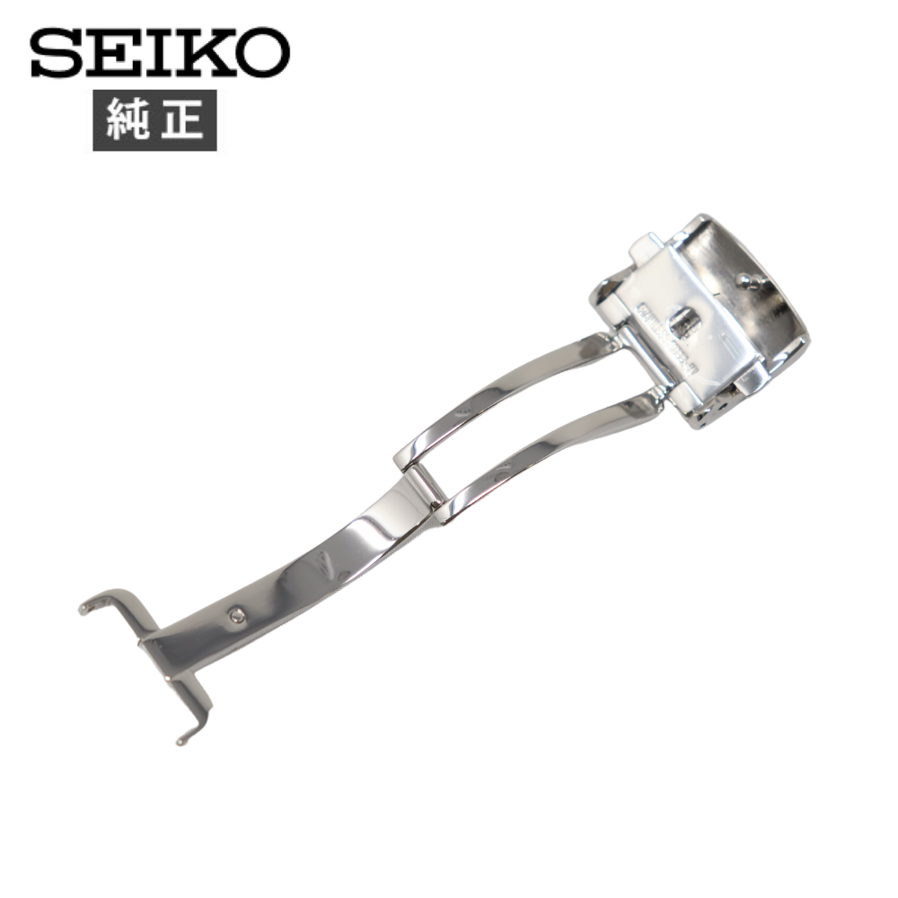 SEIKO（セイコー） 18mm 純正 Dバックル 尾錠 鏡面仕上げ 腕時計 交換