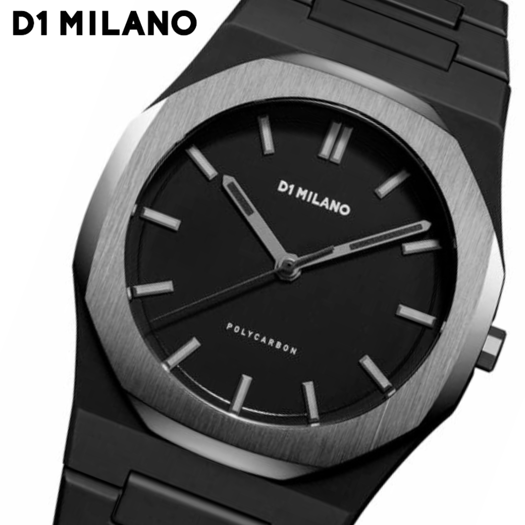 D1 MILANO 腕時計 カーボンライト グレー