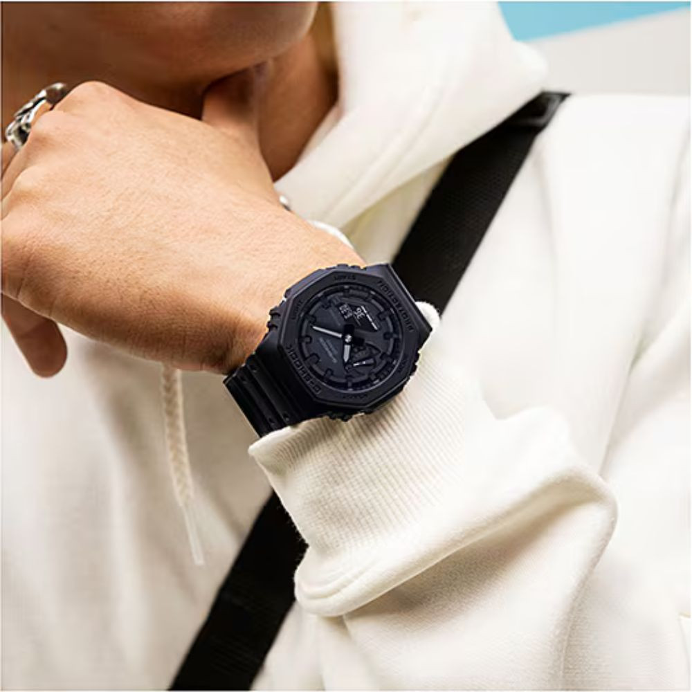 G-SHOCK GA-2100-1A1JF カシオーク オールブラック 薄型 アナデジ 国内