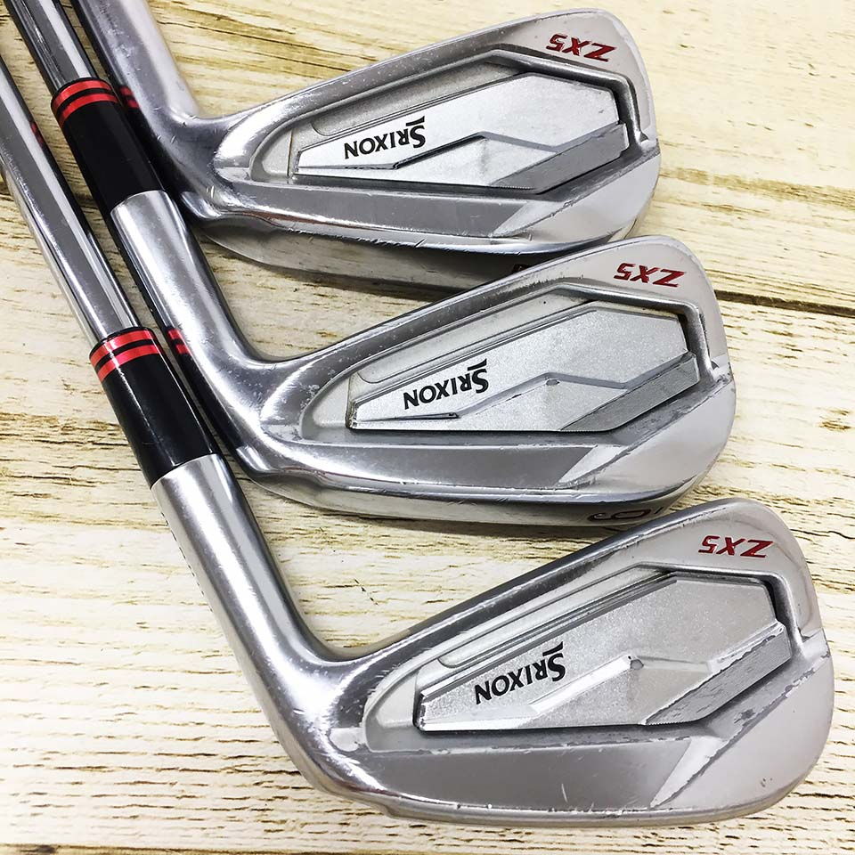 中古)ダンロップ SRIXON ZX5 LIMITED RED EDITION アイアンセット 5-9P