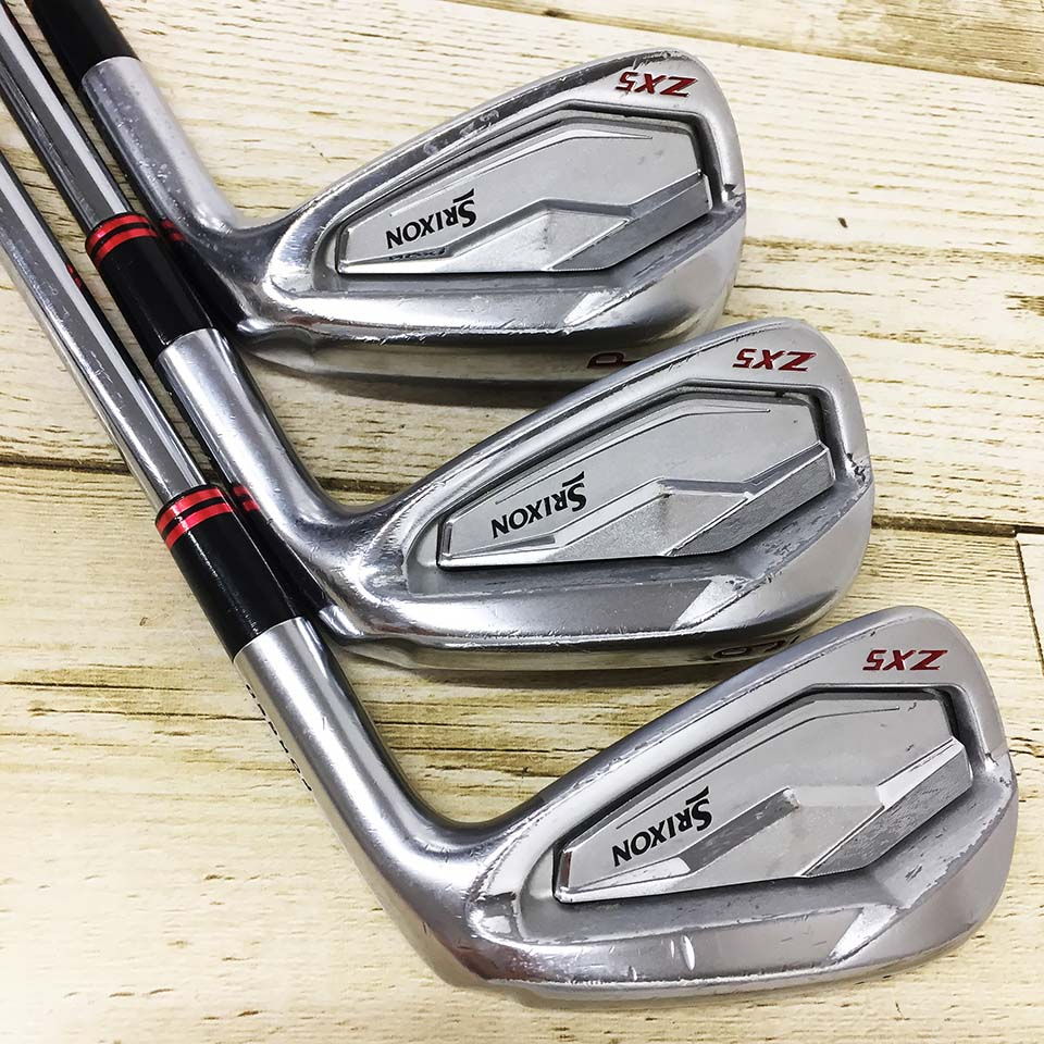 中古)ダンロップ SRIXON ZX5 LIMITED RED EDITION アイアンセット 5-9P