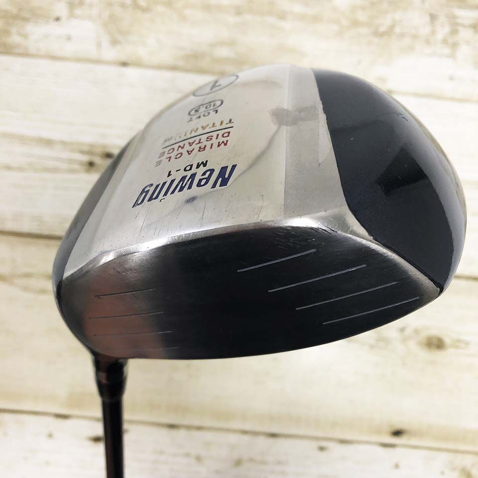 未使用に近いゴルフカバー付Brlidgestone Newing 1w10.5° ブリヂストンスポーツ (中古)ブリヂストン NEWING MD-1