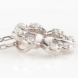 Jewelry i（ジュエリーアイ） クローバー ネックレス ハート プラチナ 