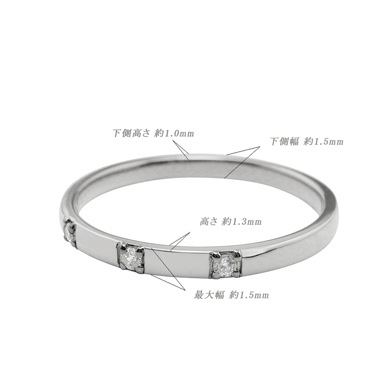 Jewelry i（ジュエリーアイ） 指輪 レディース 10金 ピンキーリング