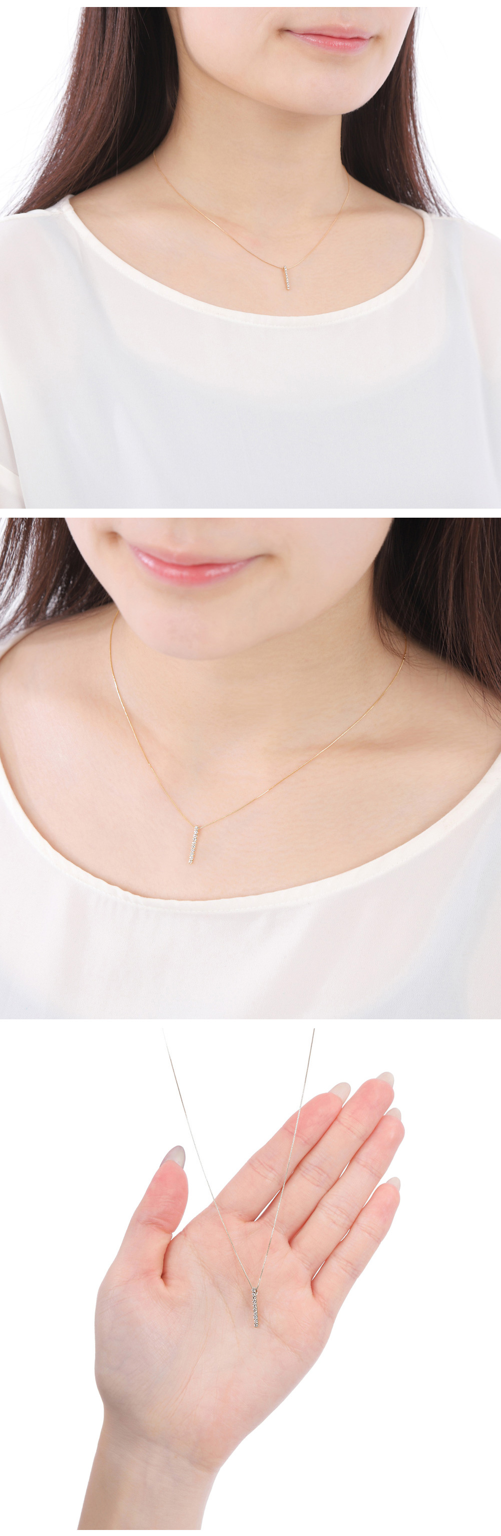 Jewelry i ネックレス レディース ダイヤモンドネックレス アイ
