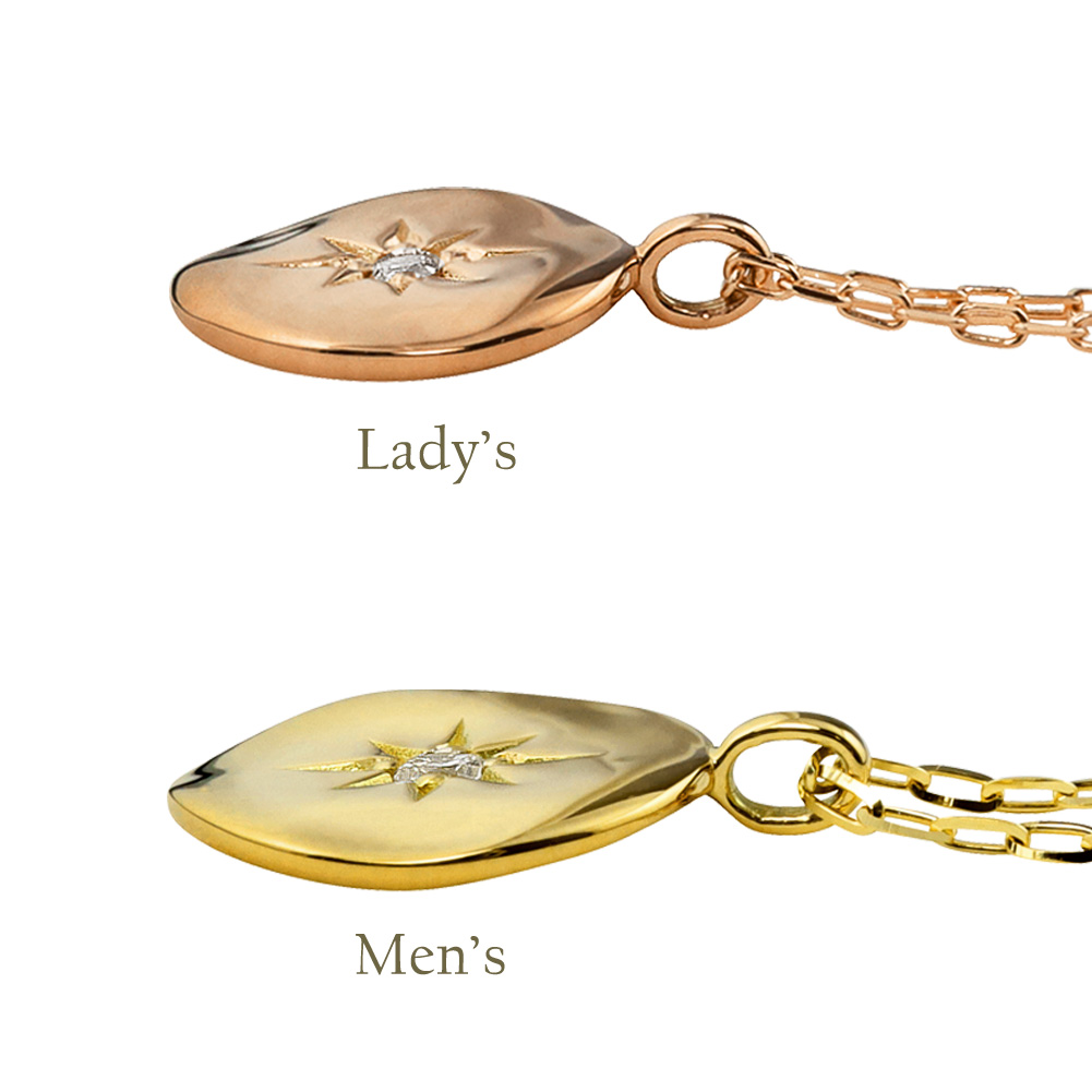 Jewelry i ペアネックレス 太陽 モチーフ SUN 2個セット 一粒