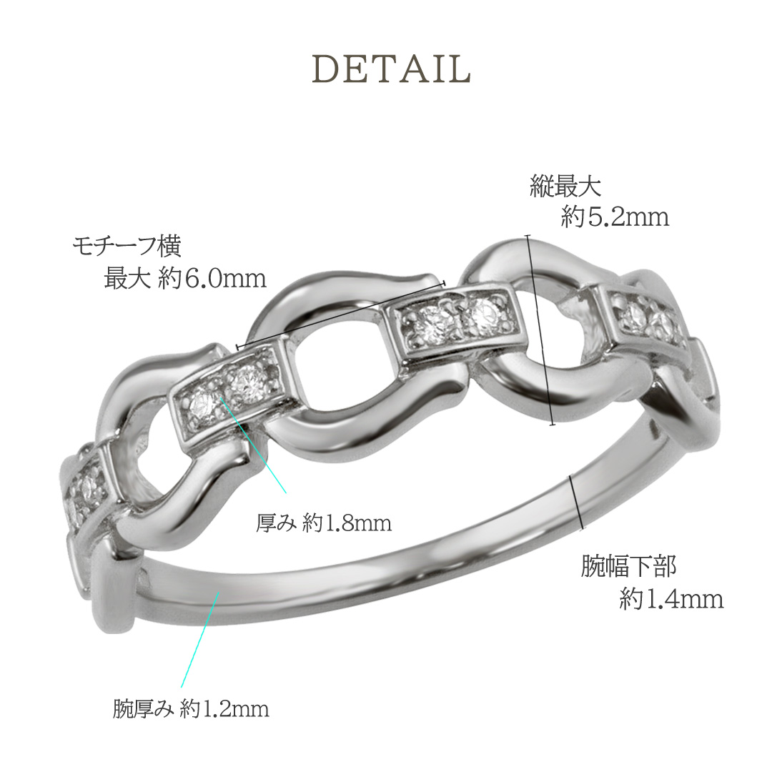 Jewelry i(ジュエリーアイ) 馬蹄 リング 18金 ダイヤモンド 指輪 Jewelry i(ジュエリーアイ) 馬蹄 リング 18金 ダイヤモンド 指輪