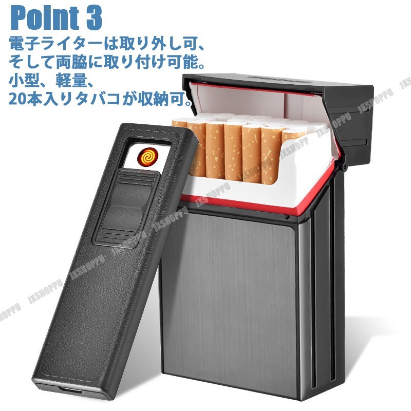 たばこケース　シガレットケース　コンパクト　FOCUS　ゴールド