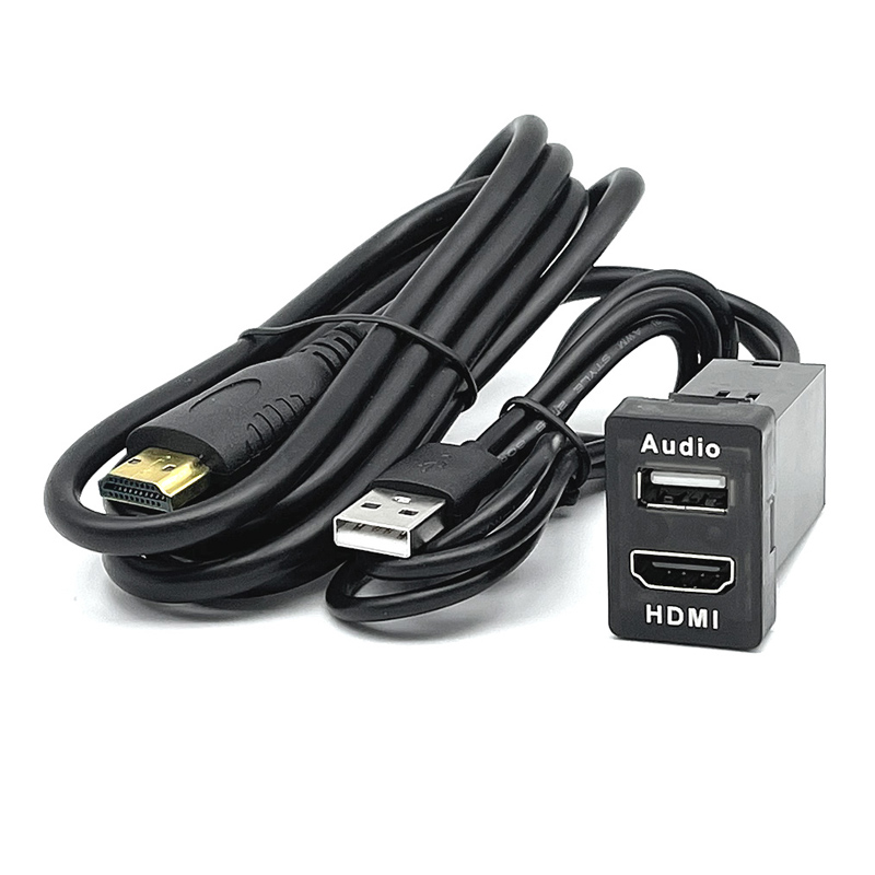 USBオーディオ入力ポート ＆ HDMI入力ポート オーディオ 中継 ケーブル