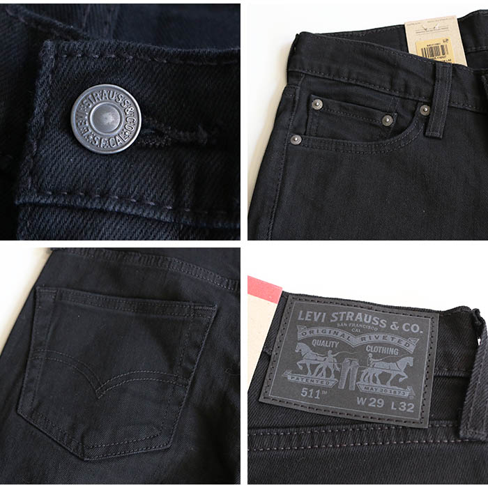 Levi's リーバイス 511 スリムフィット ブラック NATIVE CALI