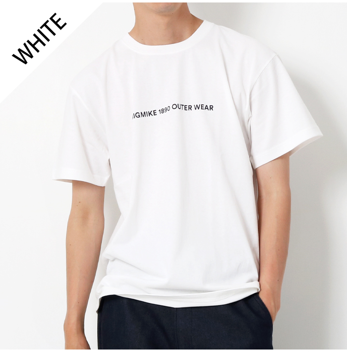 BIG MIKE ビッグマイク マイクカレッジ Tシャツ 102128406