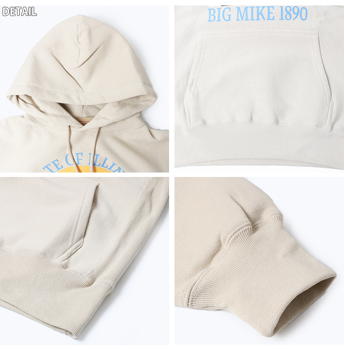 BIG MIKE（ビッグマイク） パーカー メンズ スウェット プルオーバー