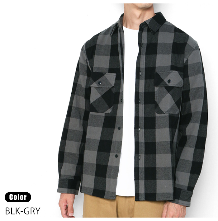 BIG MIKE（ビッグマイク） ネルシャツ メンズ ヘビー フランネルシャツ