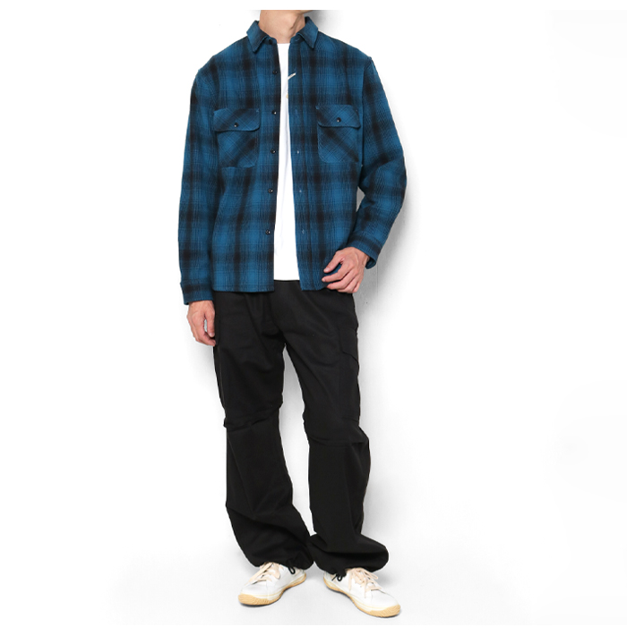 BIG MIKE（ビッグマイク） ネルシャツ メンズ ヘビー フランネルシャツ